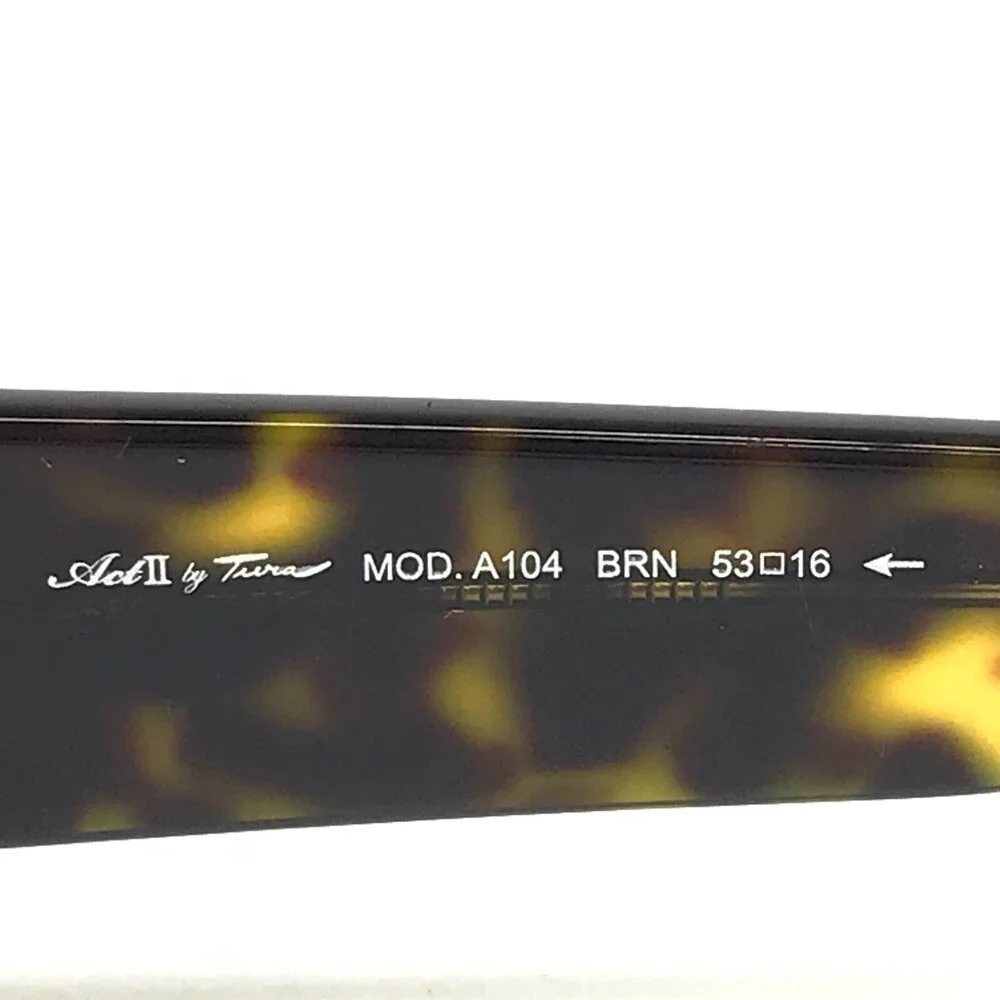 Tura Eyeglasses Frames MOD.A104 BRN Brown Rectangular Full Rim 53-16-130